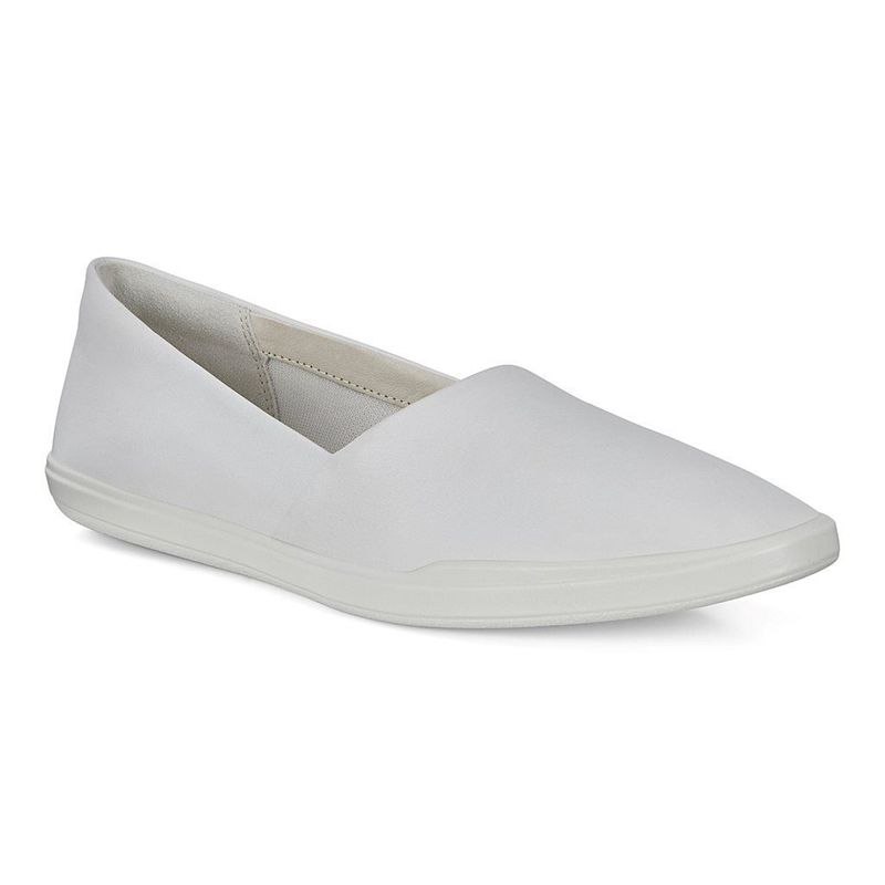 Women Ecco Simpil W - Slip-Ons White - India LQAXEC530